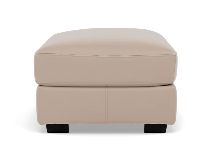 Rupert Leather Ottoman