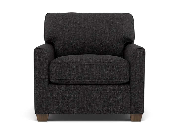 Benson Pleated Arm Chair in Zinc