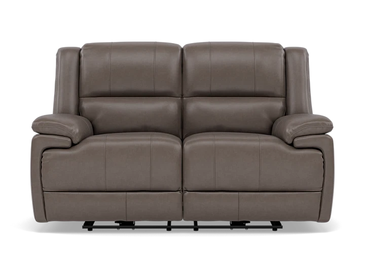 Anderson Leather Power Headrest Reclining Loveseat
