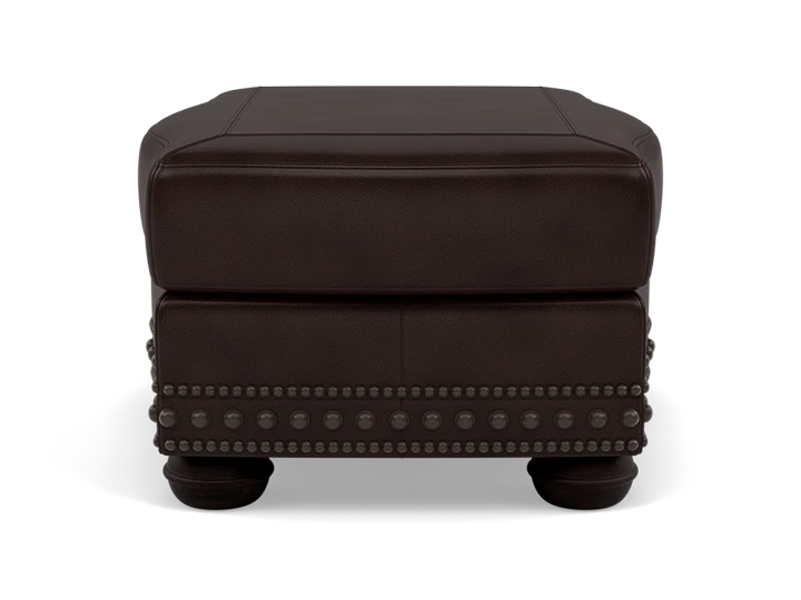 Alfred Leather Ottoman