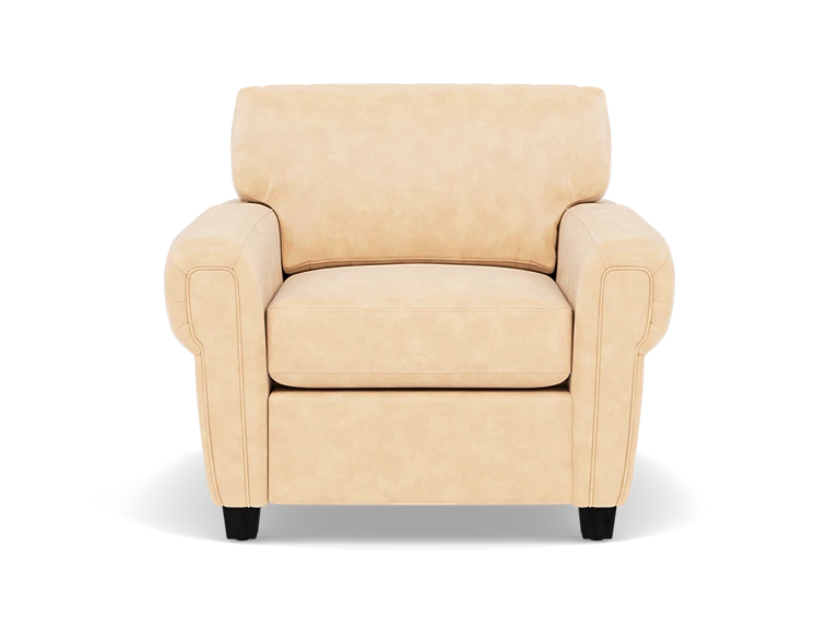 Sacramento Leather Large Key Arm Chair