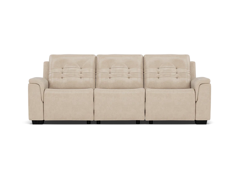 Nora 3-Pc. Leather Power Headrest Reclining Sofa