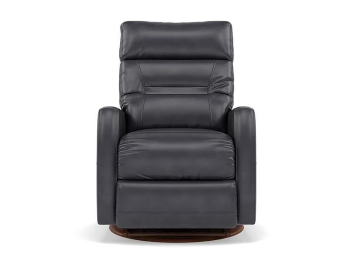 Lennon Leather Fully Loaded Swivel Recliner With Wireless Remote