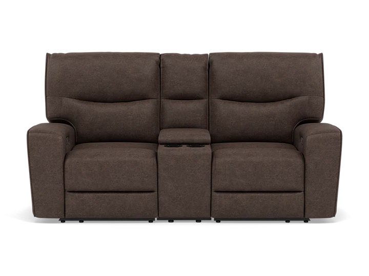 Hardin 3-Pc. Power Headrest Reclining Console Loveseat