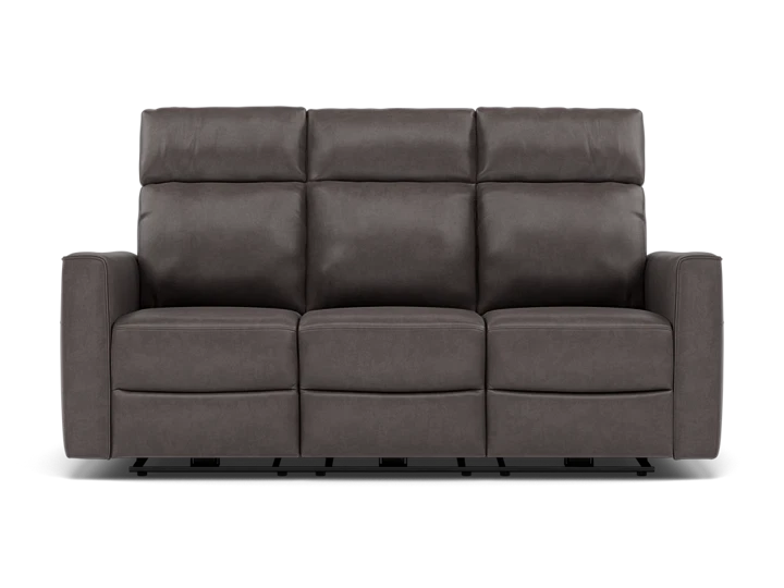Flipper Leather Power Headrest Reclining Sofa