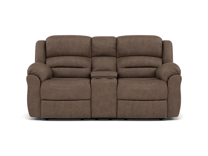 Mercury Reclining Console Loveseat