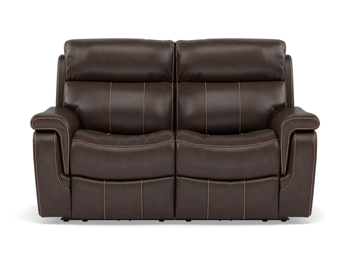 Shane Leather 2-Pc. Power Headrest Reclining Loveseat