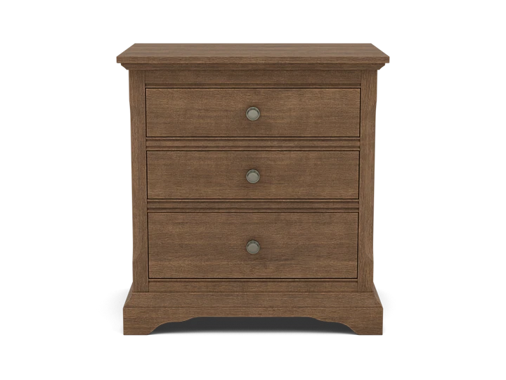 French Quarter 3 Drawer Nightstand