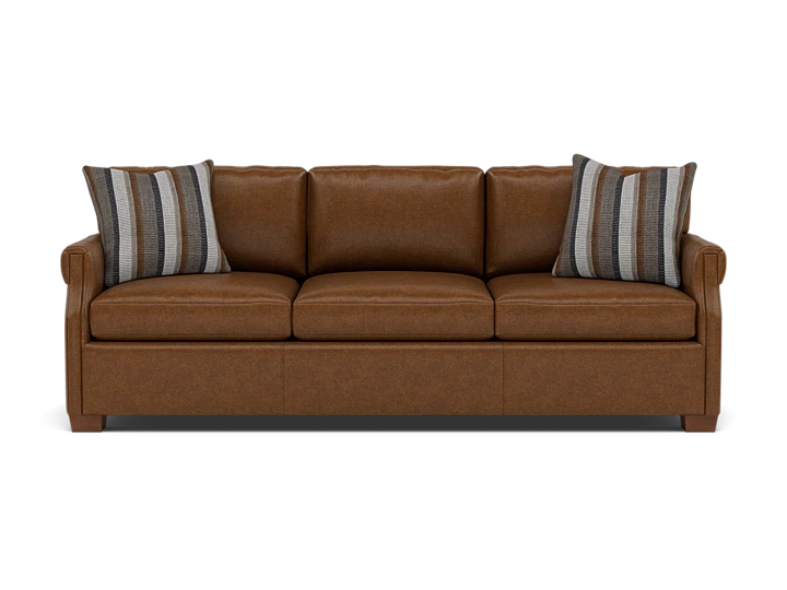 Tailor-Made Leather 5" Key Arm Sofa