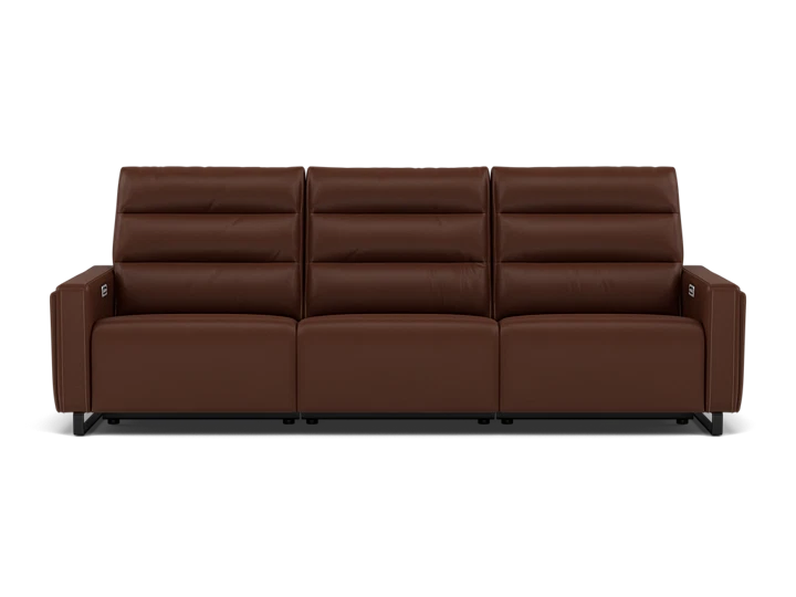 Bombay 3-Pc. Leather Fully Loaded Wall Saver Reclining Sofa