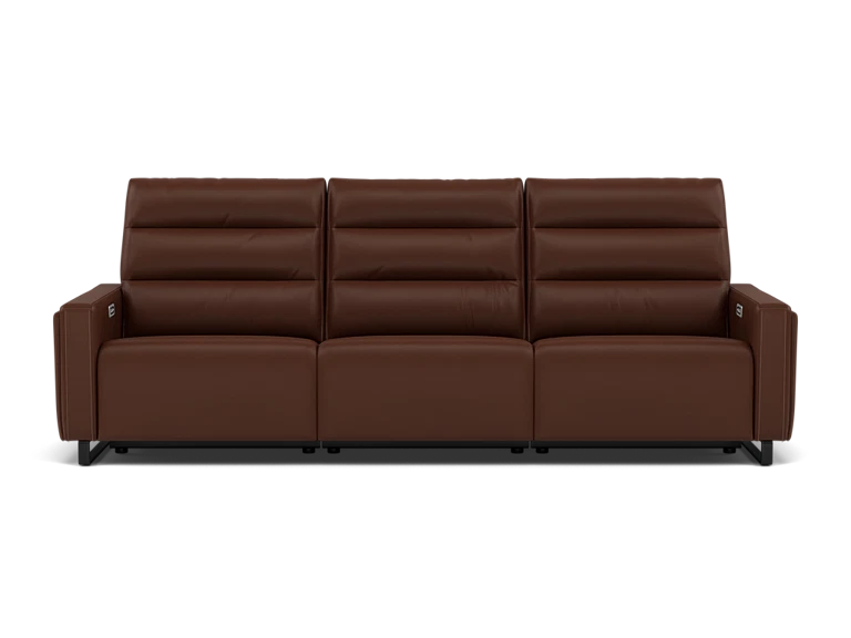 Bombay 3-Pc. Leather Fully Loaded Wall Saver Reclining Sofa