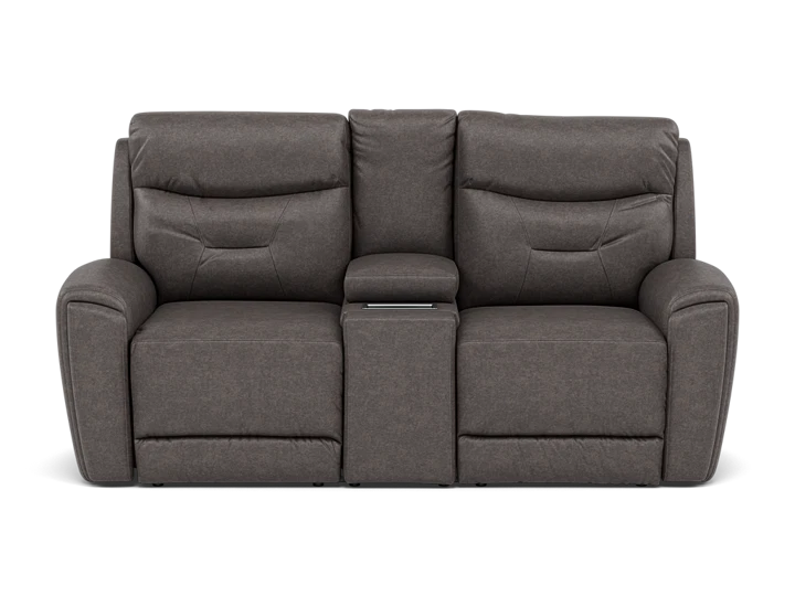 Robin Fully Loaded Reclining Console Loveseat With Next Level And Wireless Charging
