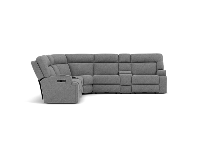 Royal 7-Pc. Fully Loaded Zero Gravity Reclining Modular with Wireless Remote