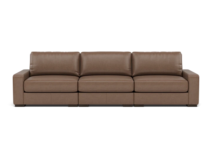 Alexa 3-Pc. Leather Sofa