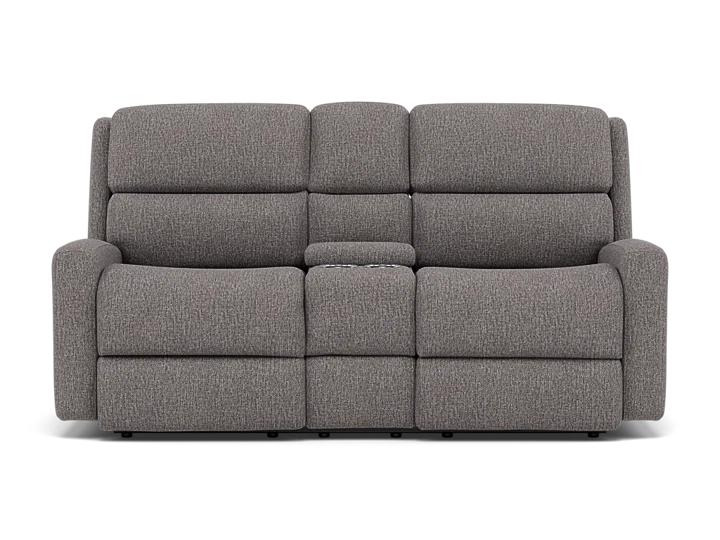 Catalina Power Headrest Reclining Console Loveseat