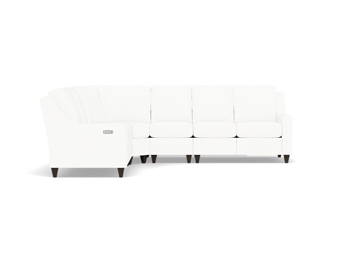 Reclining Your Way 4-Pc. Power Headrest Wall Saver Reclining Modular