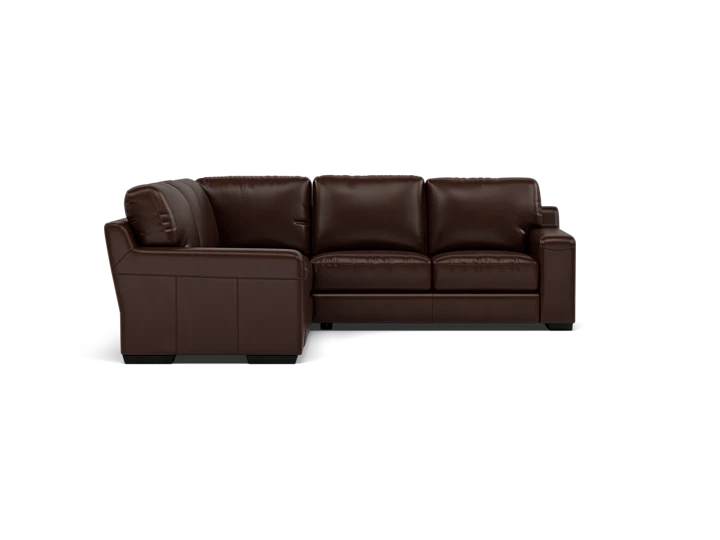 Rainier 3-Pc. Leather Sectional