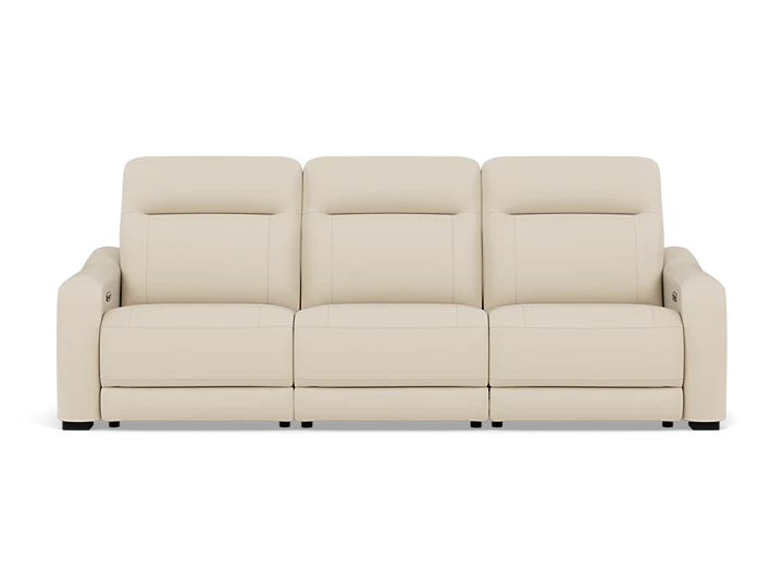 Drew & Jonathan Home Drew And Jonathan Home Newport 3-Pc. Leather Power Headrest Reclining Sofa