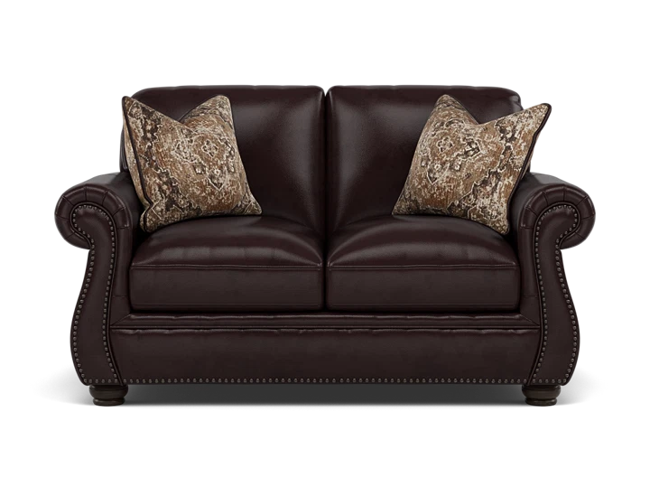 Clarence Leather Loveseat