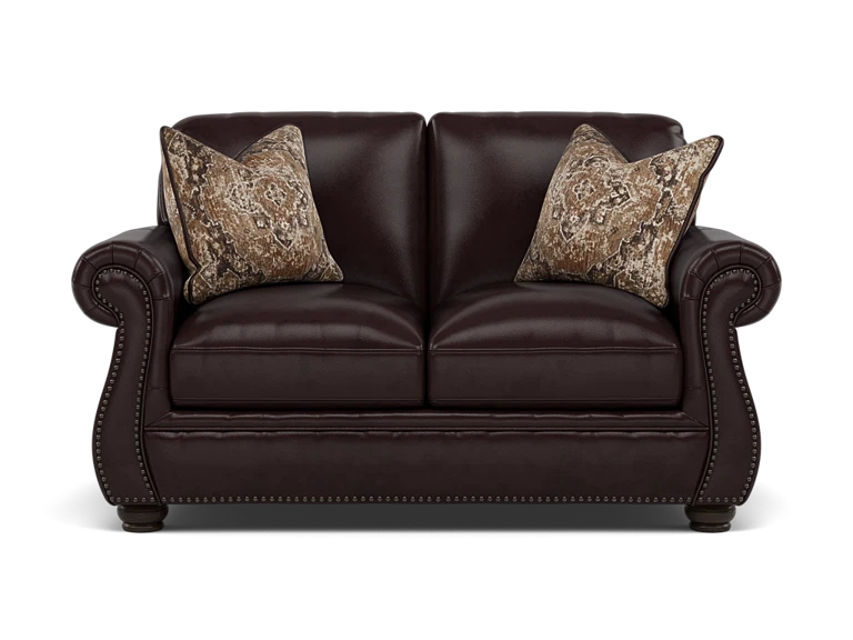 Clarence Leather Loveseat