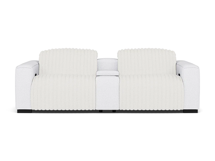 Bliss 3-Pc. Power Headrest Zero Gravity Reclining Console Loveseat