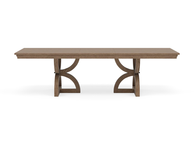 Iris 84-108" Trestle Extension Dining Table