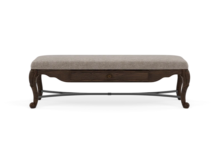 Monarch Upholstered Storage Bench