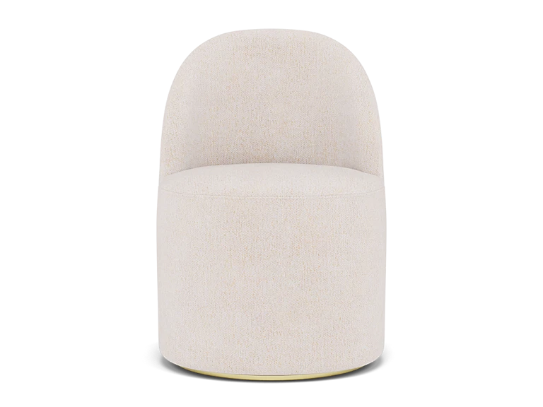 Opal Swivel Curve Chair