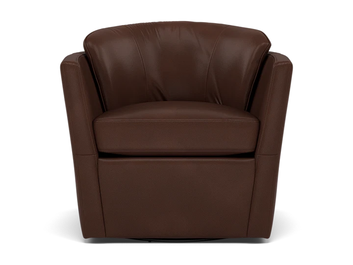 George Leather Swivel Chair