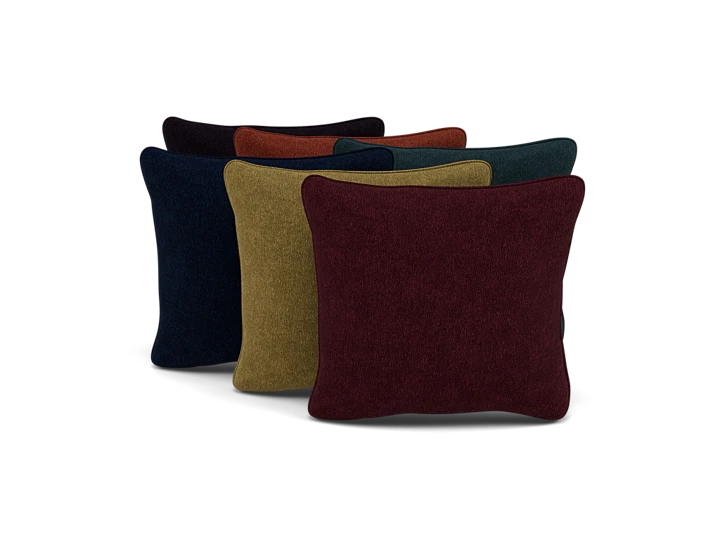 Echo Six Pack 22X20 Accent Pillows in Aubergine, Palm, Teal, Wine, Ink And Paprika