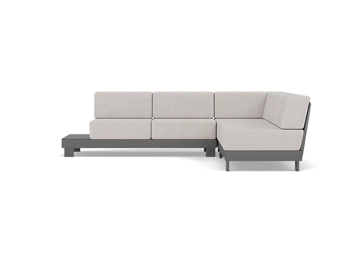 Urban 3-pc Sectional in Storm with Echo Ash Cushion