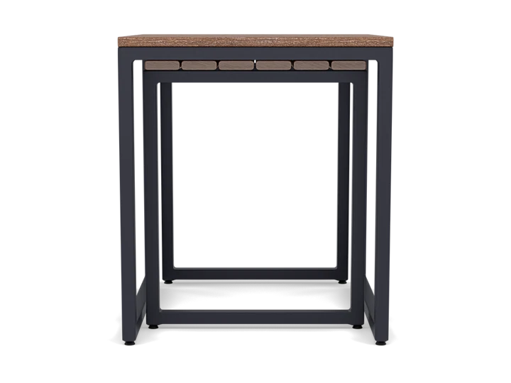 Hixon Nesting End Tables in Dark Gray Antique Mahogany