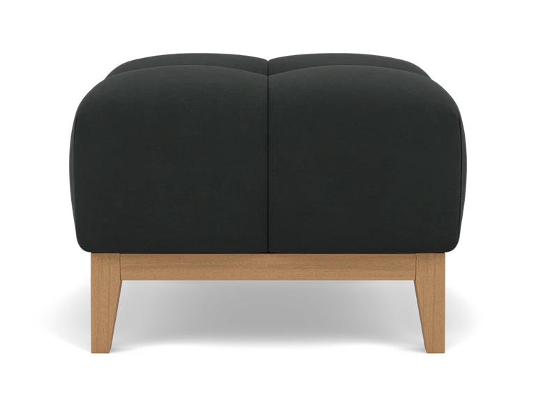 Rose Leather Ottoman