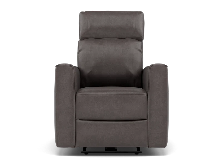 Flipper Leather Power Headrest Recliner