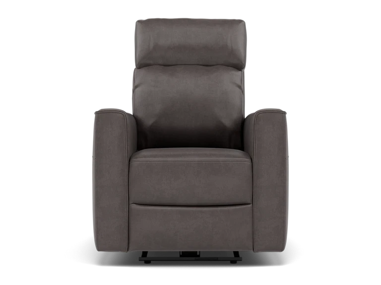 Flipper Leather Power Headrest Recliner