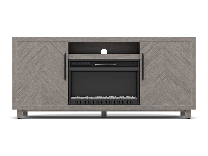 Chevron 67" Fireplace