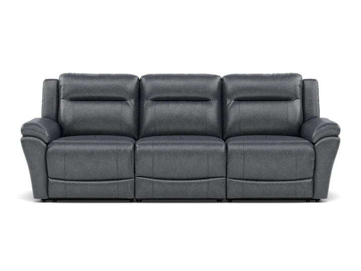 Madrid 3-Pc. Leather Power Reclining Wall Saver Sofa