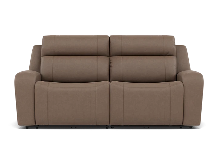 Maverick 2-Pc Leather Fully Loaded Reclining Loveseat With Massage