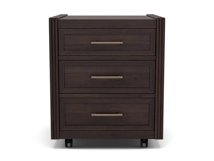 Modern Edge Castered File Cabinet