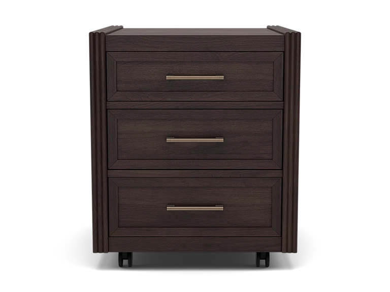 Modern Edge Castered File Cabinet