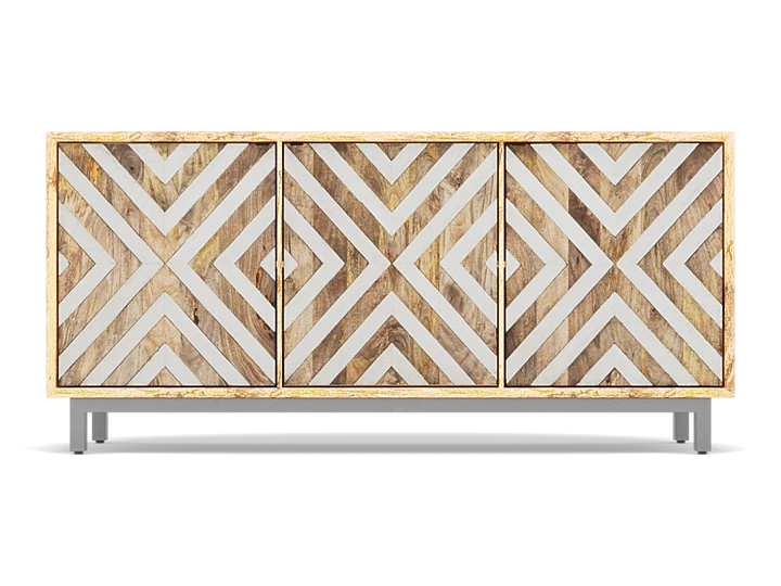 Grand Luxe Chevron 69" Console