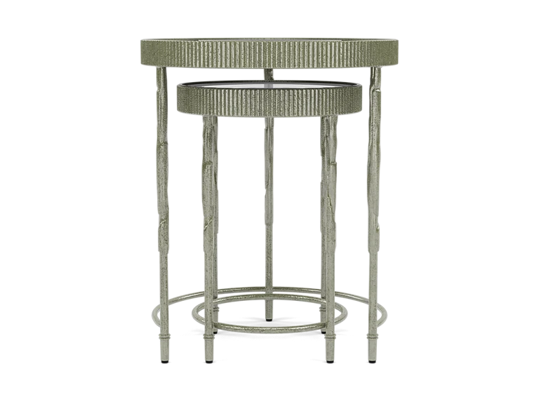 Grand Luxe Silver Nesting Tables