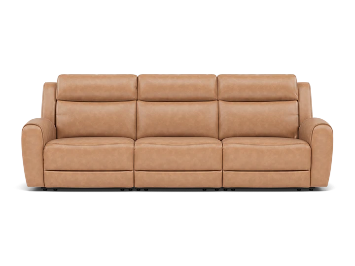 Silverado 3-Pc. Leather Power Headrest Reclining Sofa