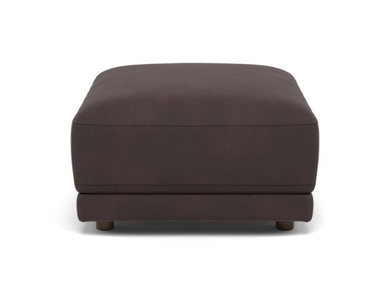 Cameron Leather Cocktail Ottoman