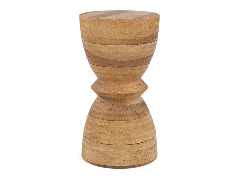 Gibson Natural Chairside Table