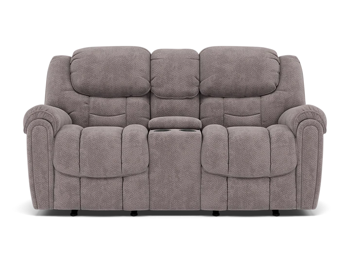 Harlow Rocker Reclining Console Loveseat