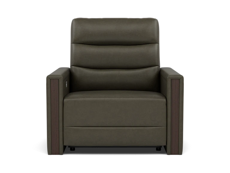 Conway Leather Fully Loaded Reclining Wide Chair