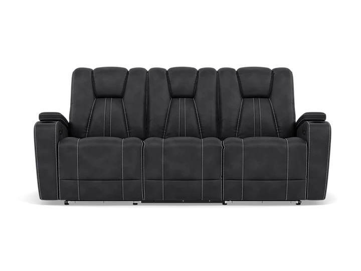 Dakota Power Headrest Zero Gravity Reclining Sofa With Drop Down Table