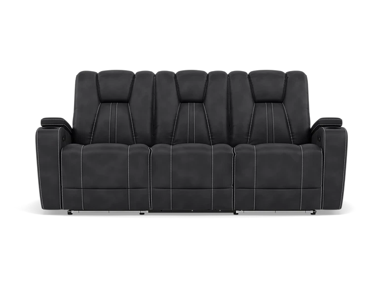 Dakota Power Headrest Zero Gravity Reclining Sofa With Drop Down Table