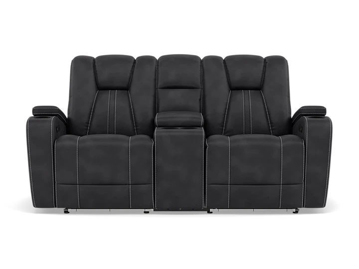 Dakota Power Headrest Zero Gravity Reclining Console Loveseat